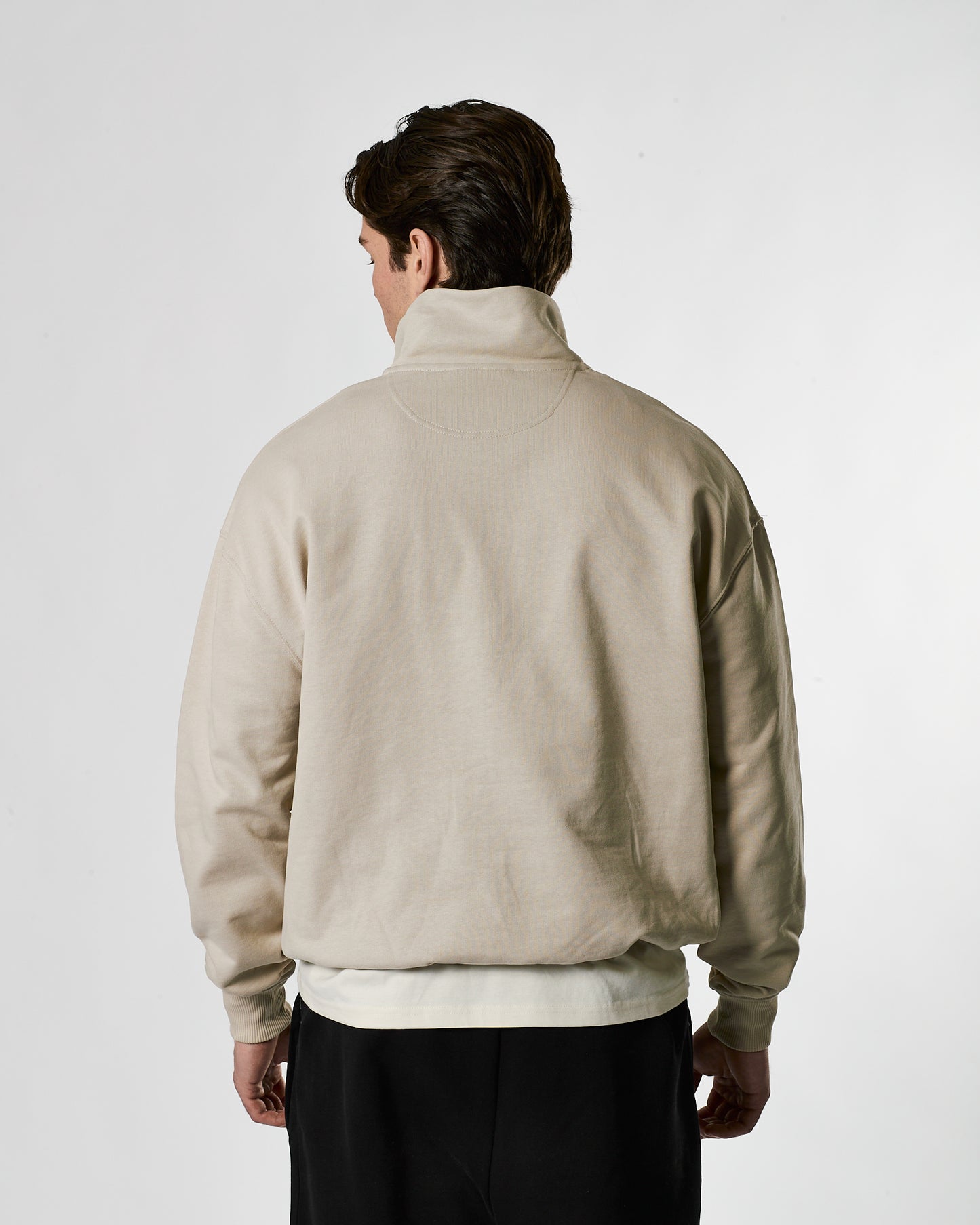 Lifestyle Murgatroyd 1/4 Zip Sweat (Beige Dust)