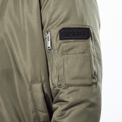 Lifestyle Murgatroyd Felt Appliqué Bomber (Khaki)