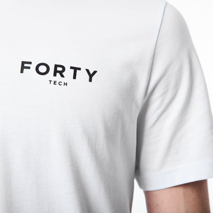 Essential Shadow Tech SS26 Tee (White)