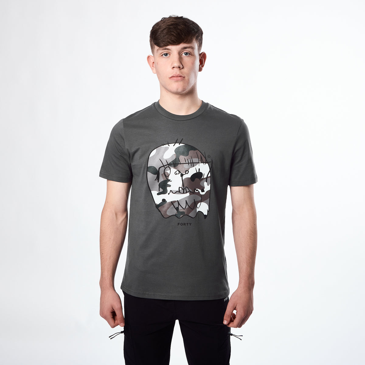 Essential Benjamin T-shirt (Anthracite Grey/Grey)