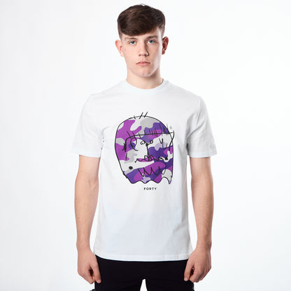 Essential Benjamin T-shirt (White/Purple/Lilac)