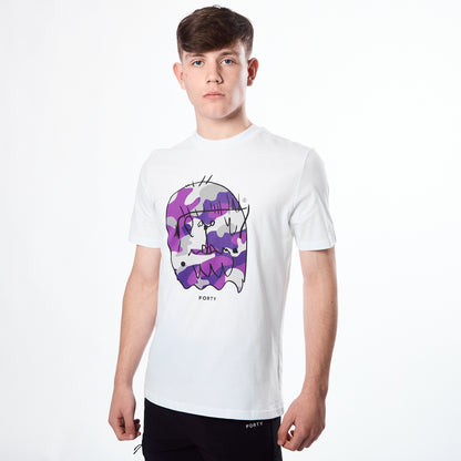 Essential Benjamin T-shirt (White/Purple/Lilac)