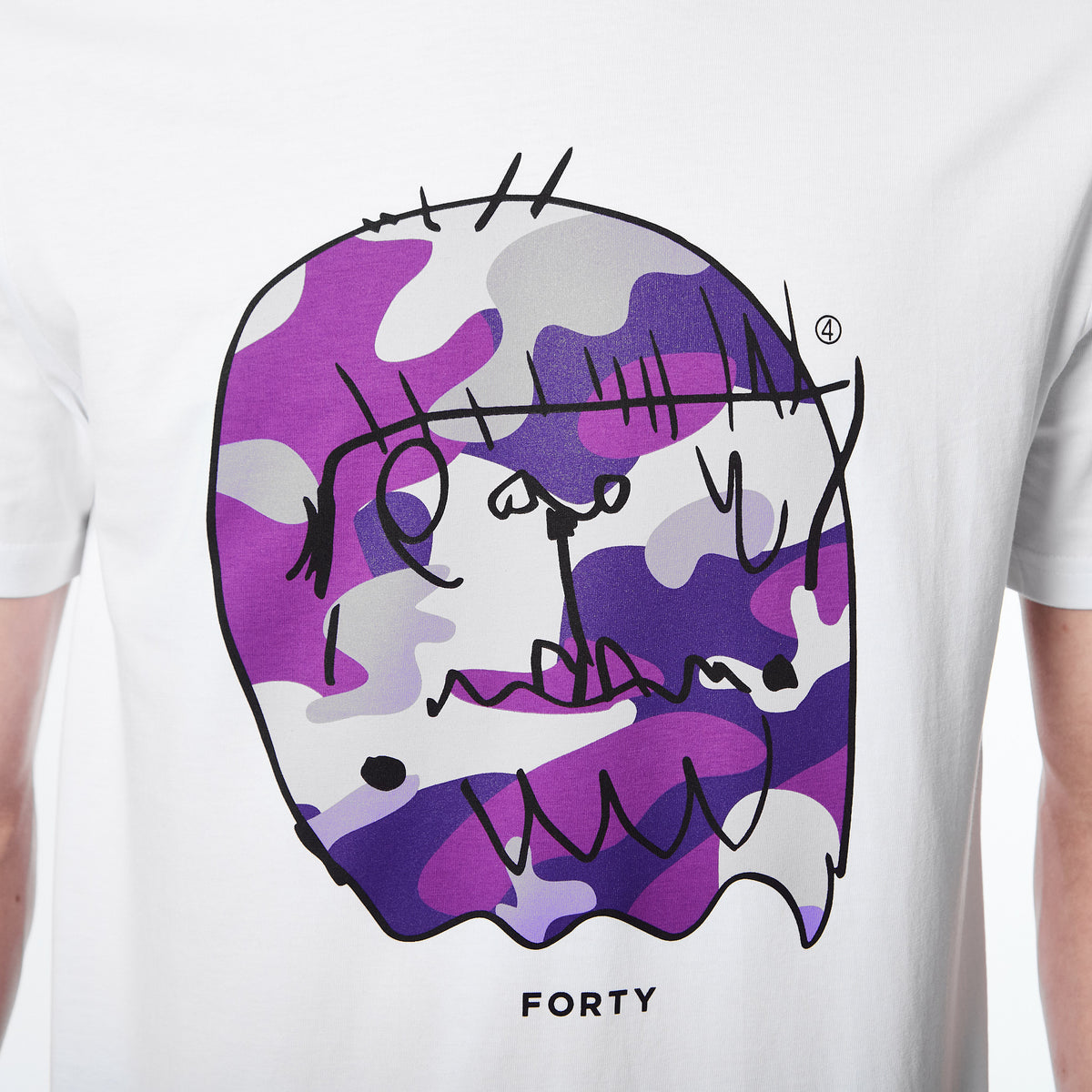 Essential Benjamin T-shirt (White/Purple/Lilac)