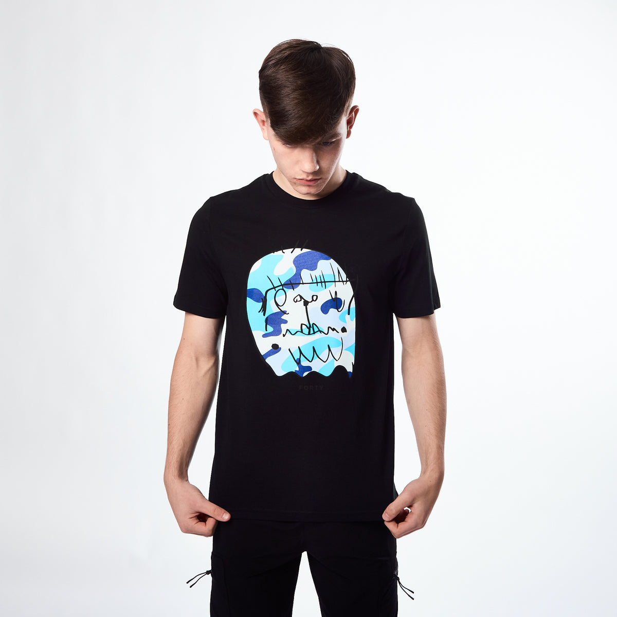 Essential Benjamin T-shirt (Black/Bright Blue/Blue)