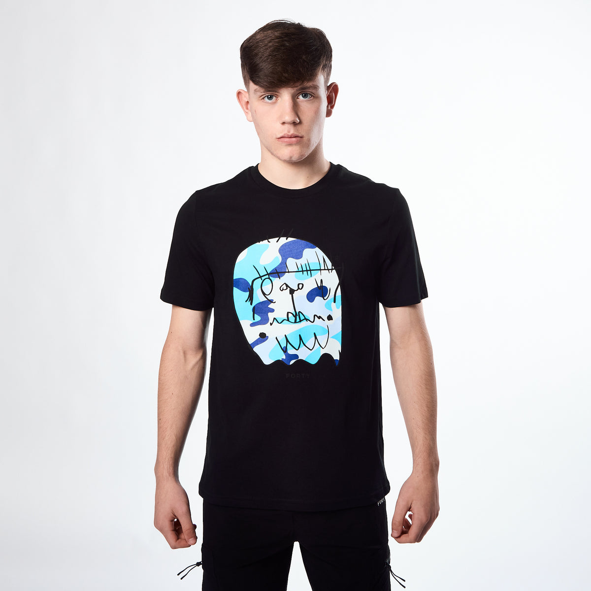 Essential Benjamin T-shirt (Black/Bright Blue/Blue)