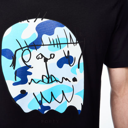 Essential Benjamin T-shirt (Black/Bright Blue/Blue)