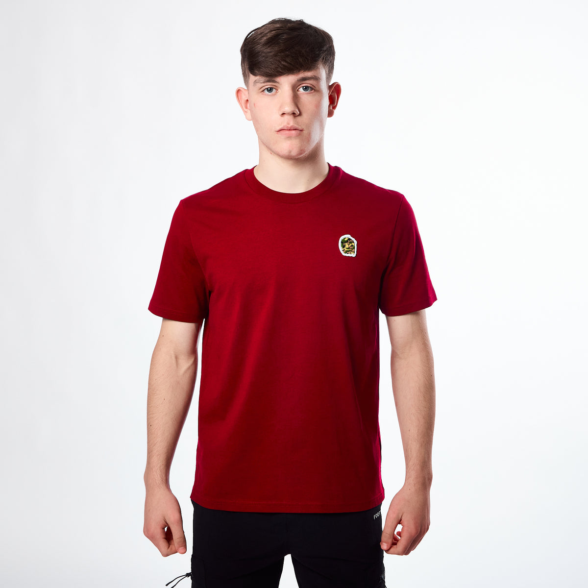 Essential Ben Camo T-Shirt (Burgundy)