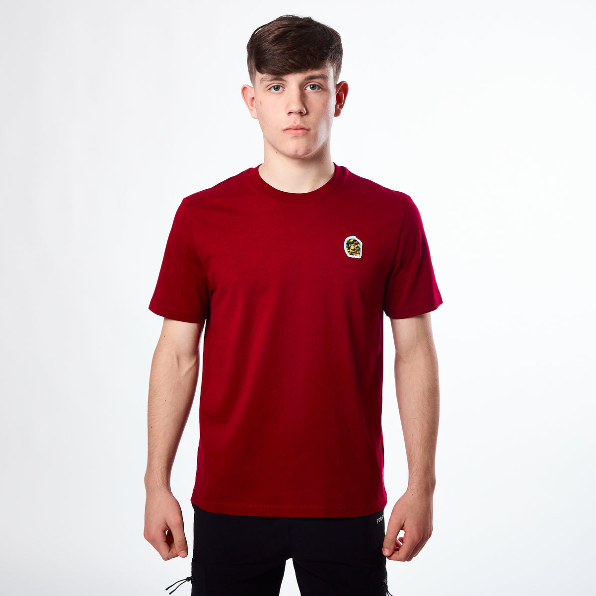 Essential Ben Camo T-Shirt (Burgundy)