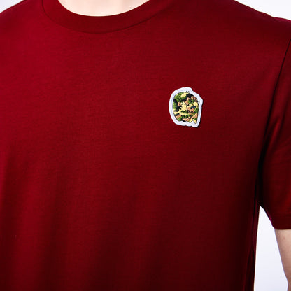 Essential Ben Camo T-Shirt (Burgundy)