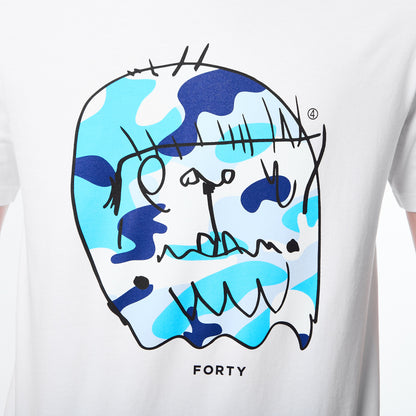 Essential Benjamin T-shirt (White/Bright Blue/Blue)
