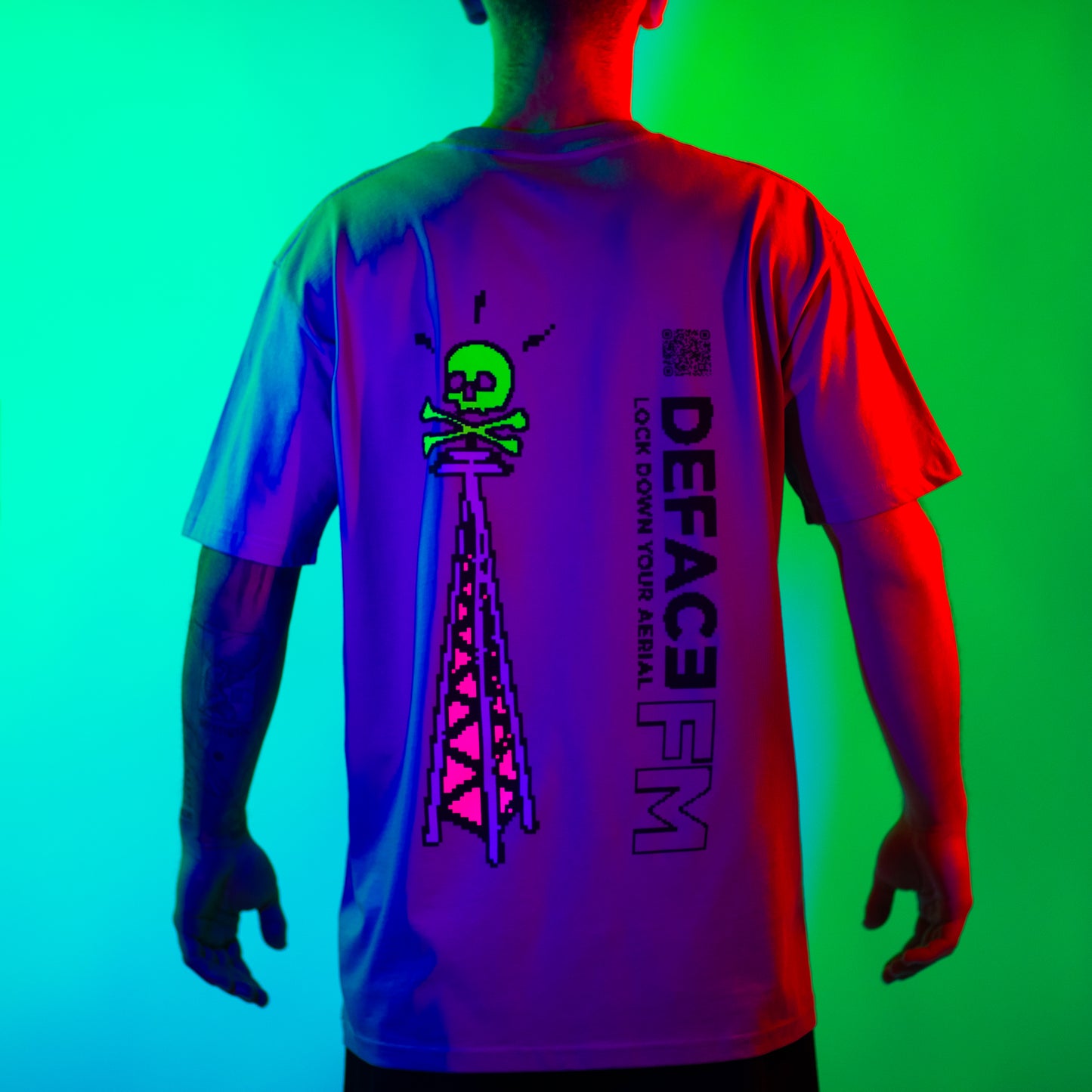 Deface FM Pile-on Tee (Storm)