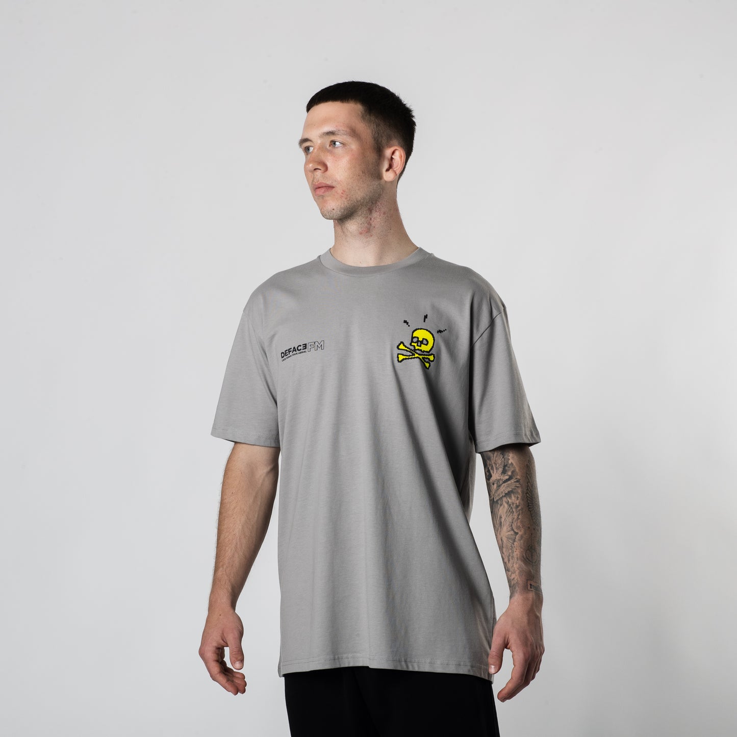 Deface FM Pile-on Tee (Storm)