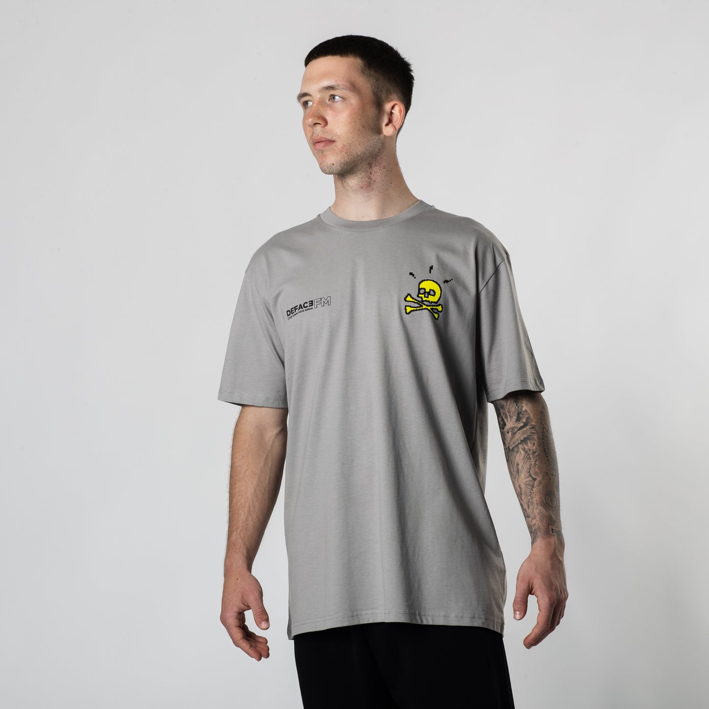 Deface FM Pile-on Tee (Storm)