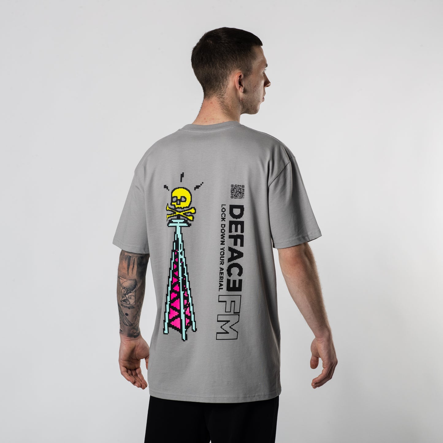 Deface FM Pile-on Tee (Storm)