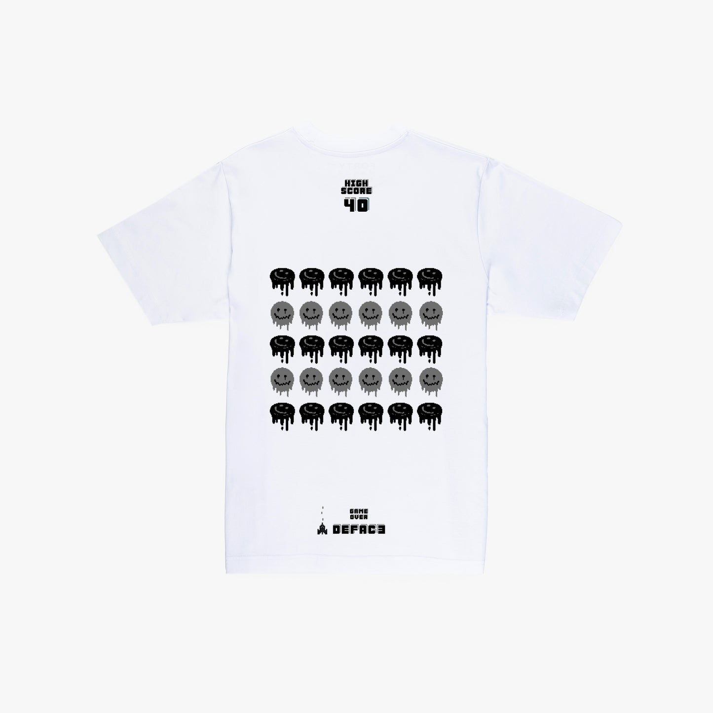 Deface Invaders Tee (White)