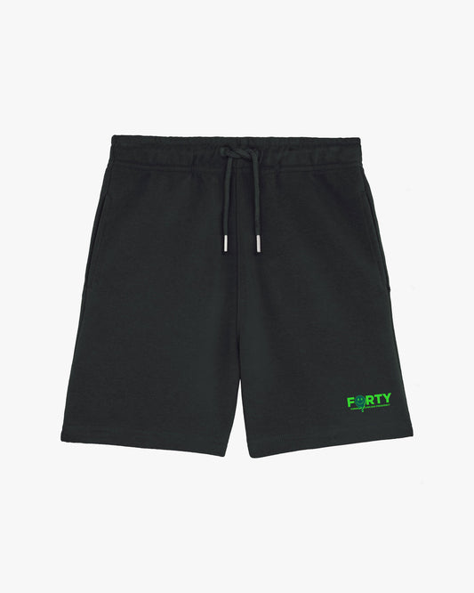 Junior Drop Shorts (Black/Green)
