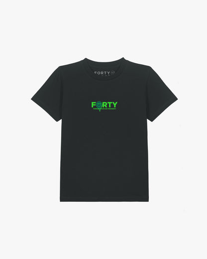 Junior Drop Tee (Black/Green)