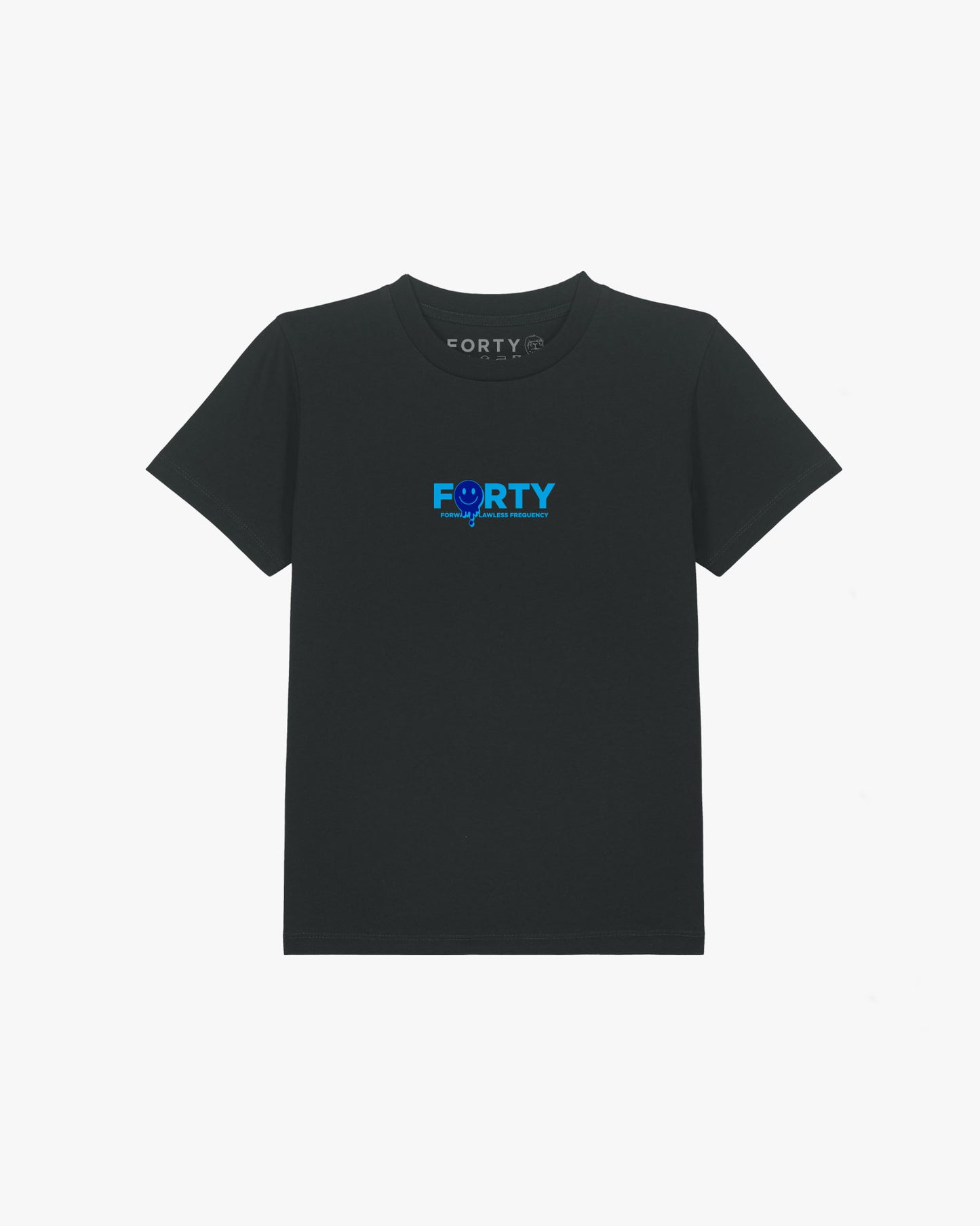 Junior Drop Tee (Black/Blue)