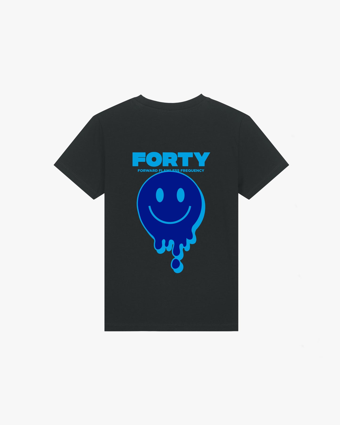 Junior Drop Tee (Black/Blue)
