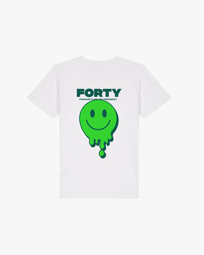 Junior Drop Tee (White/Green)