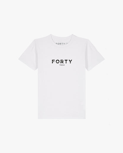 Junior Shadow Tech SS26 Tee (White)