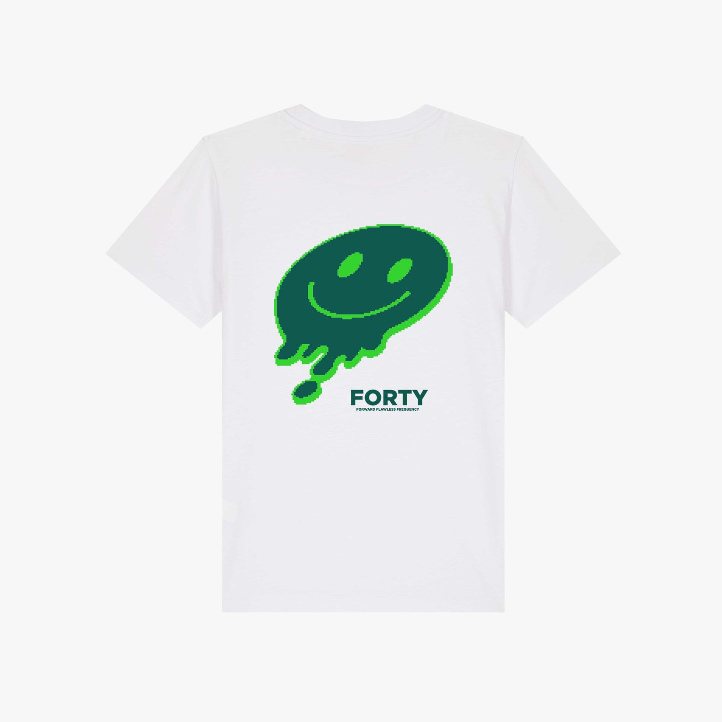 Junior Forty Drop Tee (White/Green)