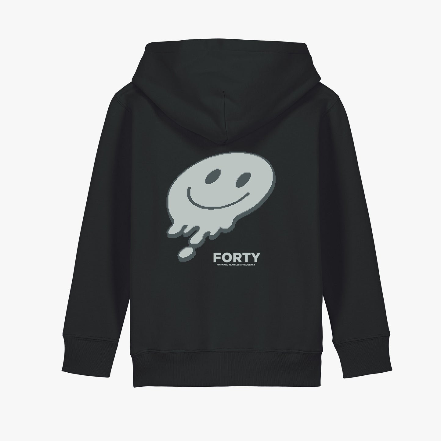 Junior Forty Drop Hoodie (Black/Grey)