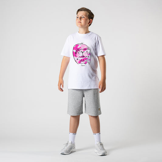 Junior Benjamin SS26 Tee (White/Pink)