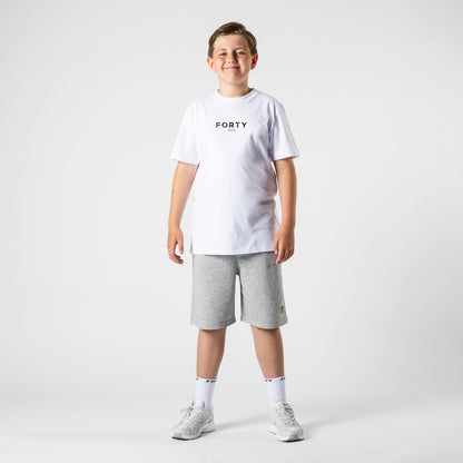 Junior Shadow Tech SS26 Tee (White)