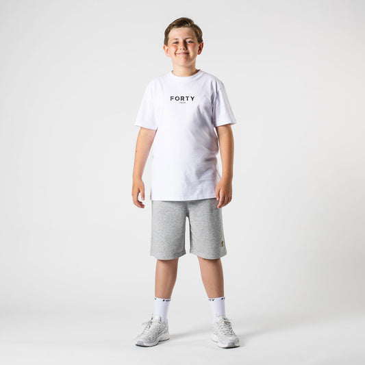 Junior Shadow Tech SS26 Tee (White)