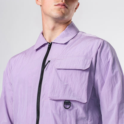 Jethro Overshirt (Metallic Lilac)