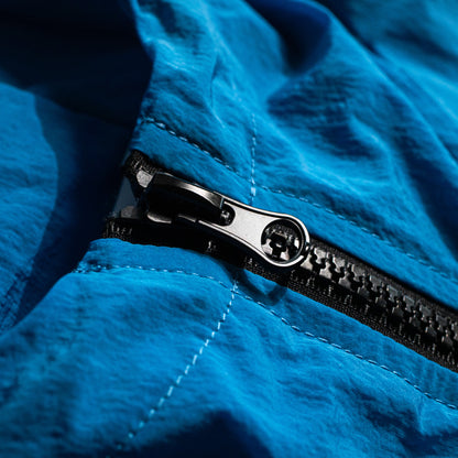 Jethro Hooded Overshirt (Metallic Nordic Blue)