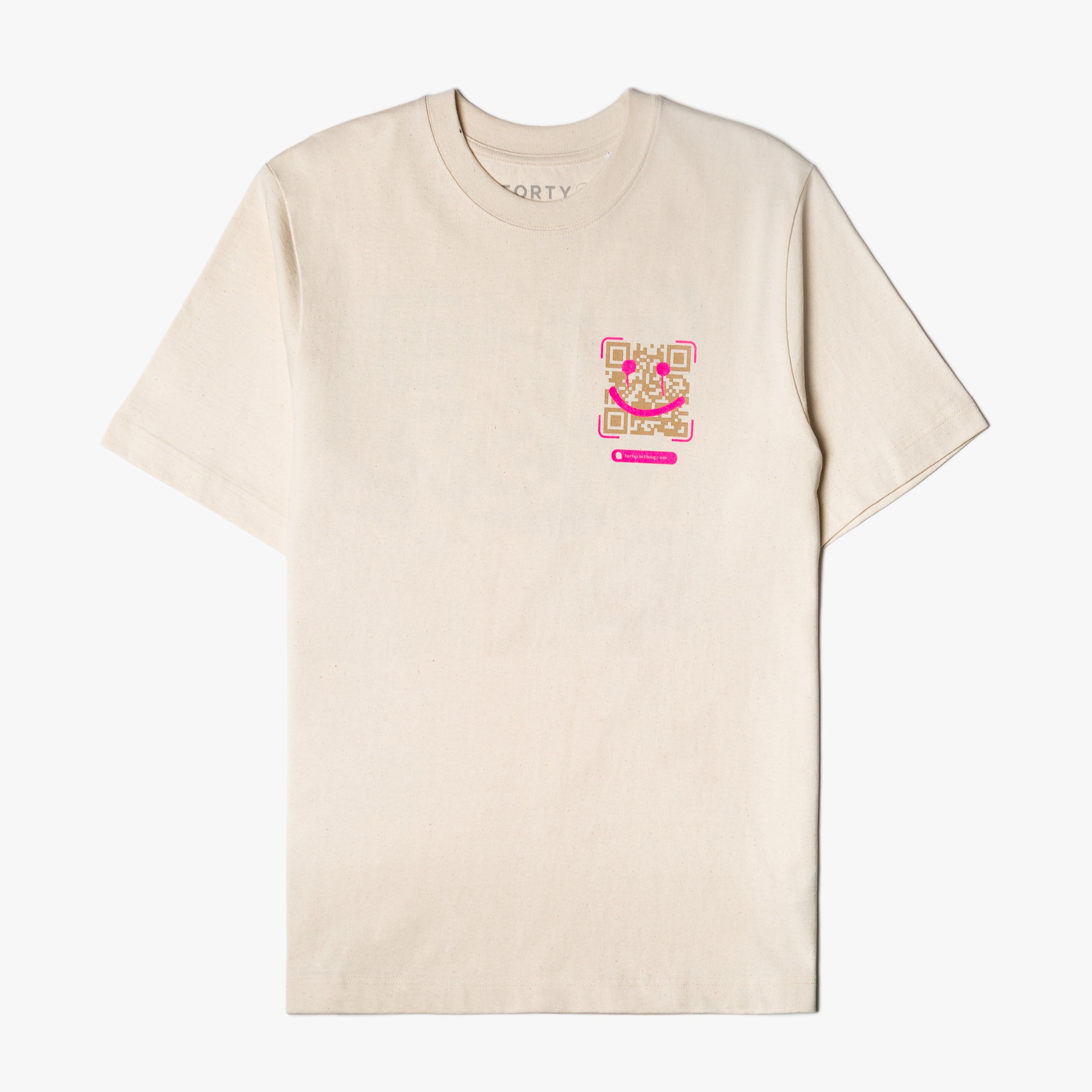Cure Tee (Natural/Pink)