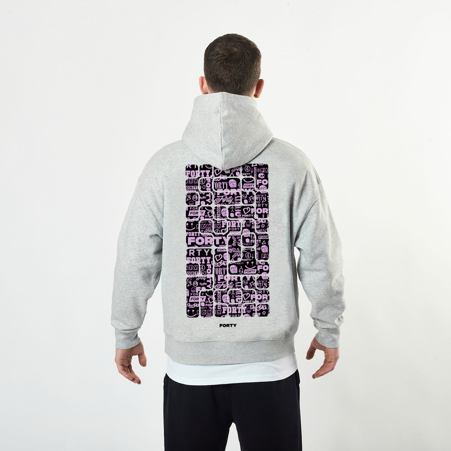Lifestyle Murgatroyd Hoodie (Grey/Pink)