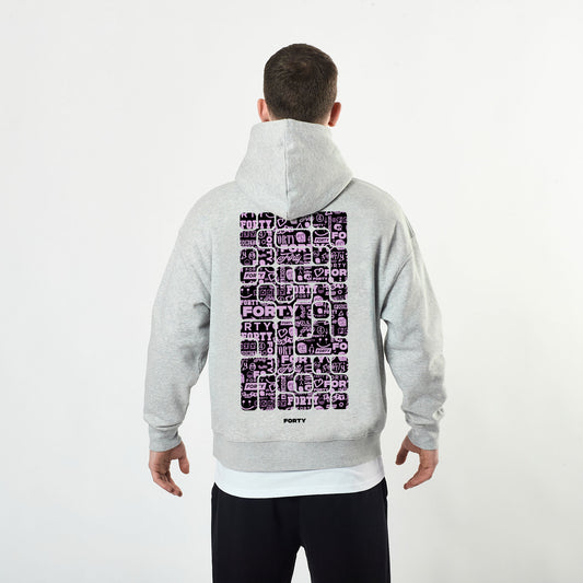 Lifestyle Murgatroyd Hoodie (Grey/Pink)