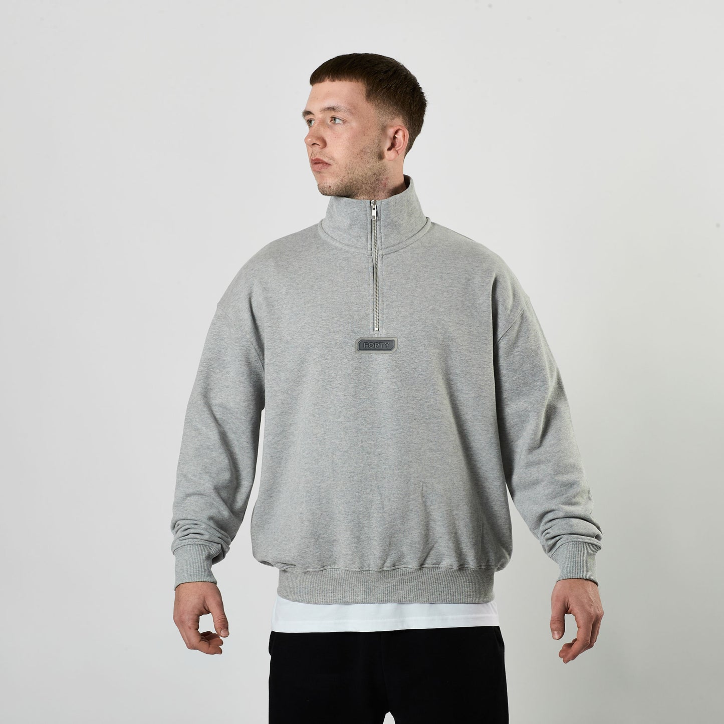 Lifestyle Murgatroyd 1/4 Zip Sweat (Grey)