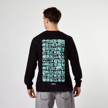 Lifestyle Murgatroyd L/S Tee  (Black)