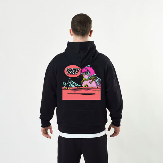 Lifestyle Arya Hoodie (Black/Coral)