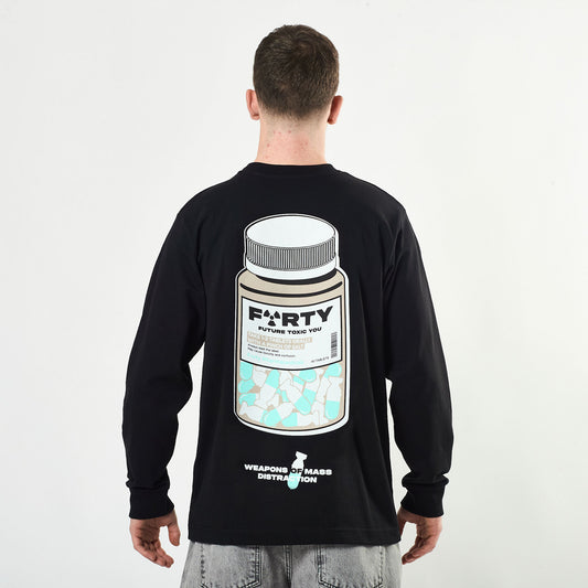 Lifestyle Pharm L/S Tee (Black/Mint)