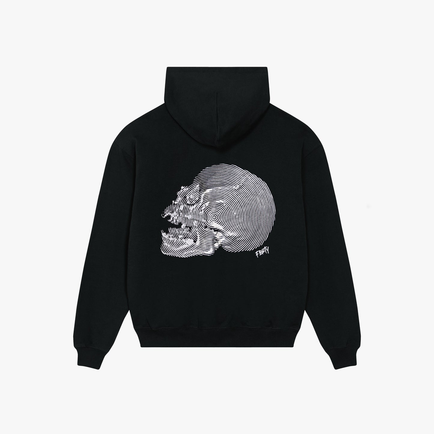 Radio Skull Hoodie (Black)