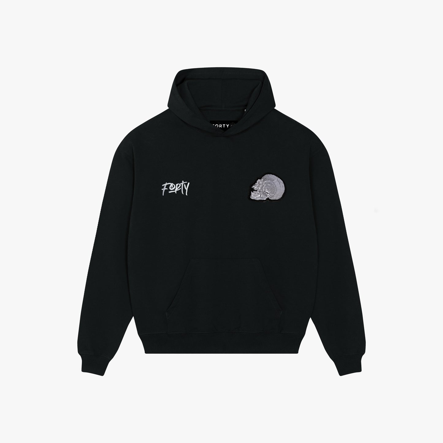 Radio Skull Hoodie (Black)