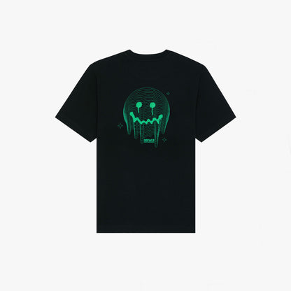 Deface TOPO Tee (Black/Green)