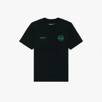 Deface TOPO Tee (Black/Green)