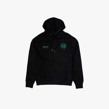 Deface TOPO Hoodie (Black/Green)