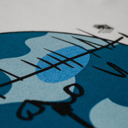 Essential Benjamin Tee (Reflective Azure)