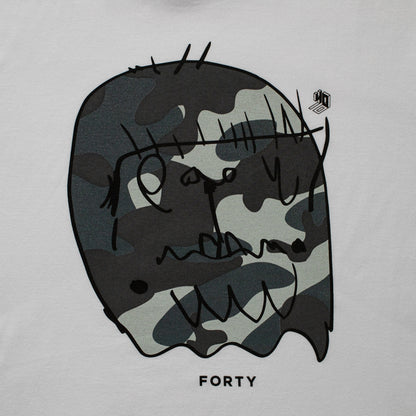 Essential Benjamin Tee (White/Reflective Onyx)