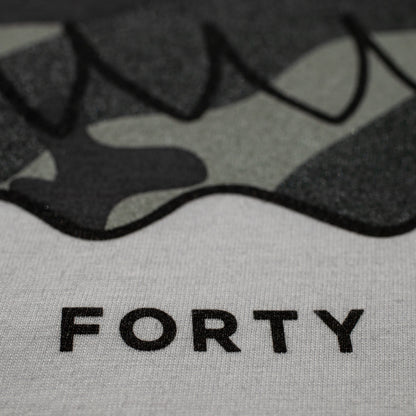 Essential Benjamin Tee (White/Reflective Onyx)