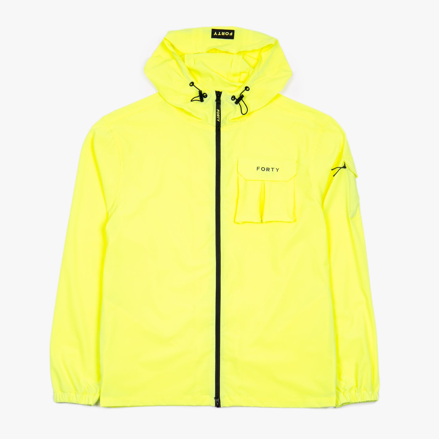 Callan Hooded Tech Overshirt (Neon Yellow)