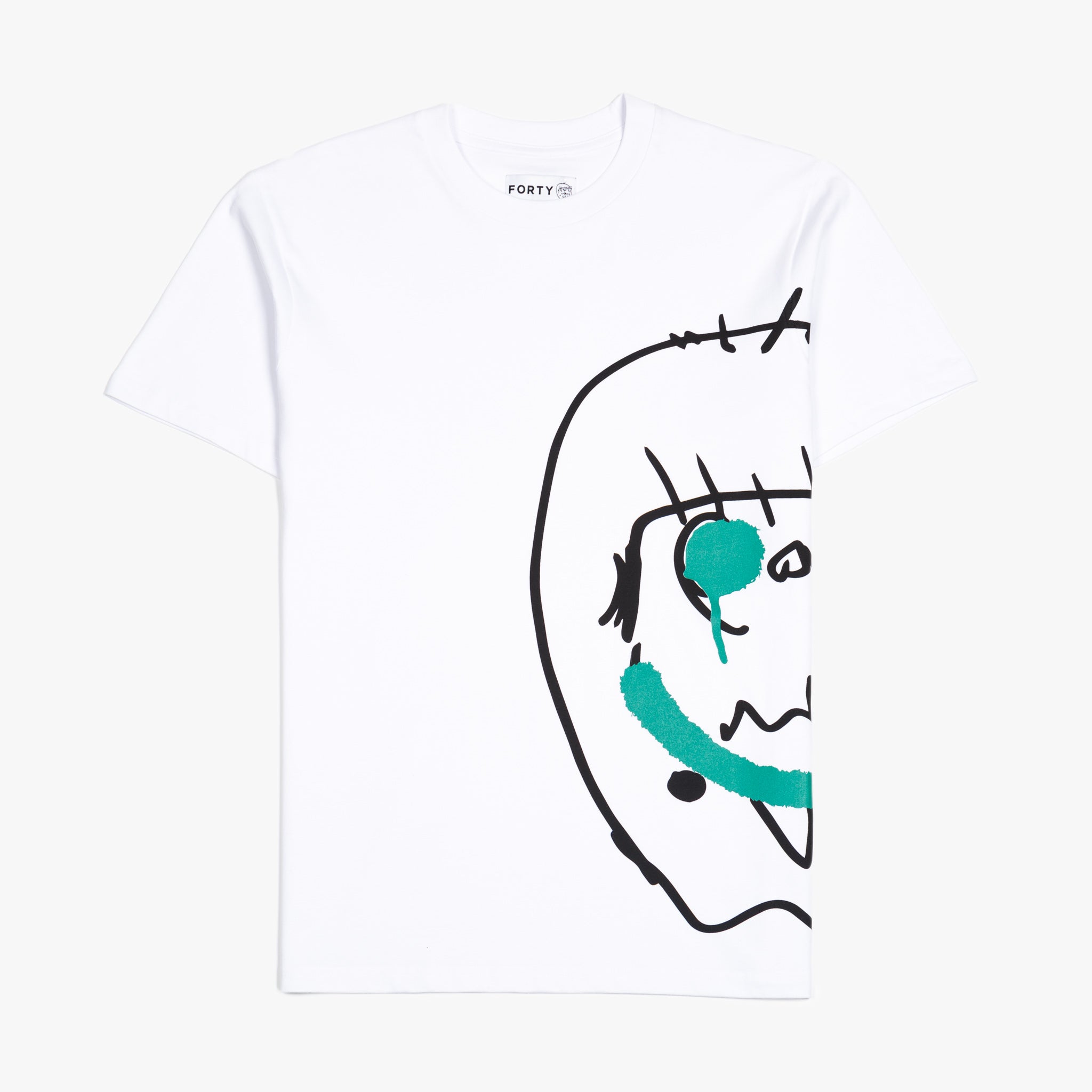 Norwell Tee (White/Spruce)