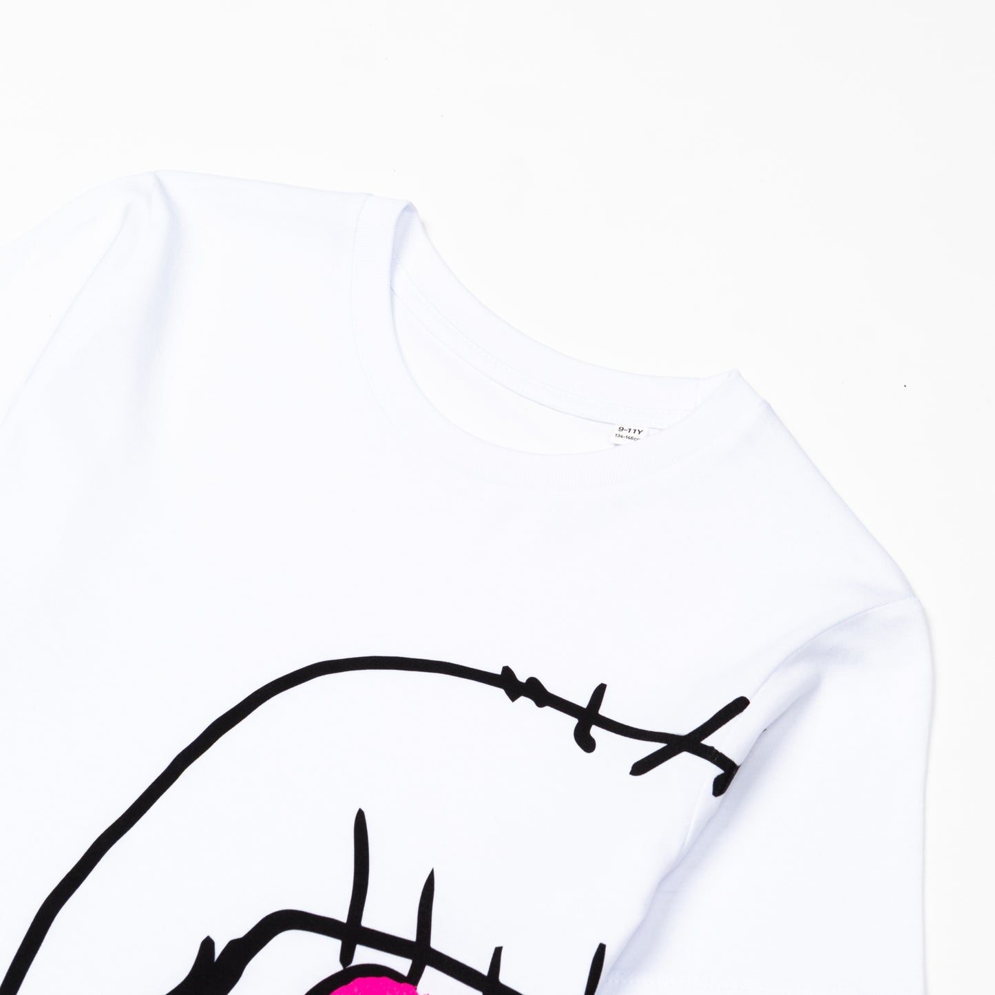 Junior Norwell Tee (White/Black/Coral)